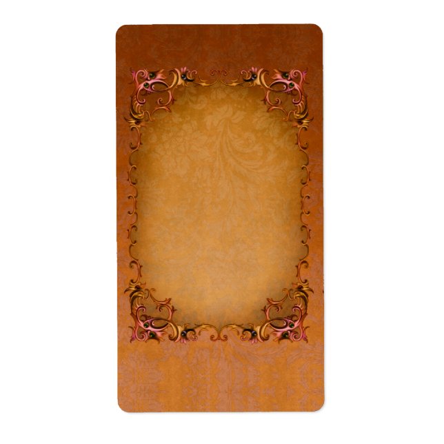 Étiquette de l'Apothecaire de Brocade (Devant)