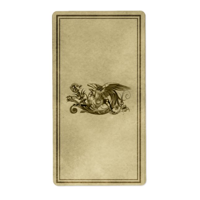 Étiquette de l'apothèque Griffin (Devant)