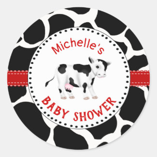 Étiquette de l'autocollant de Baby shower graphiqu
