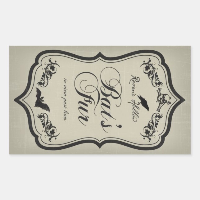 Étiquette de l'autocollant Jar Halloween à la four (Devant)