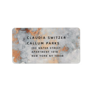 Étiquette de l'enveloppe de retour RSVP de mariage