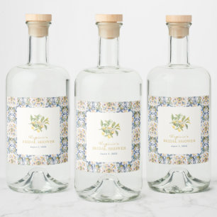 Étiquette de liqueur italienne