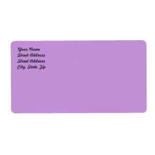 Étiquette de livraison Light Pastel Lavender