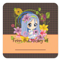 Étiquette de livre de fae Dragon