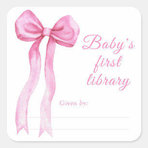 Étiquette de livre pour Baby Shower - Livres pour