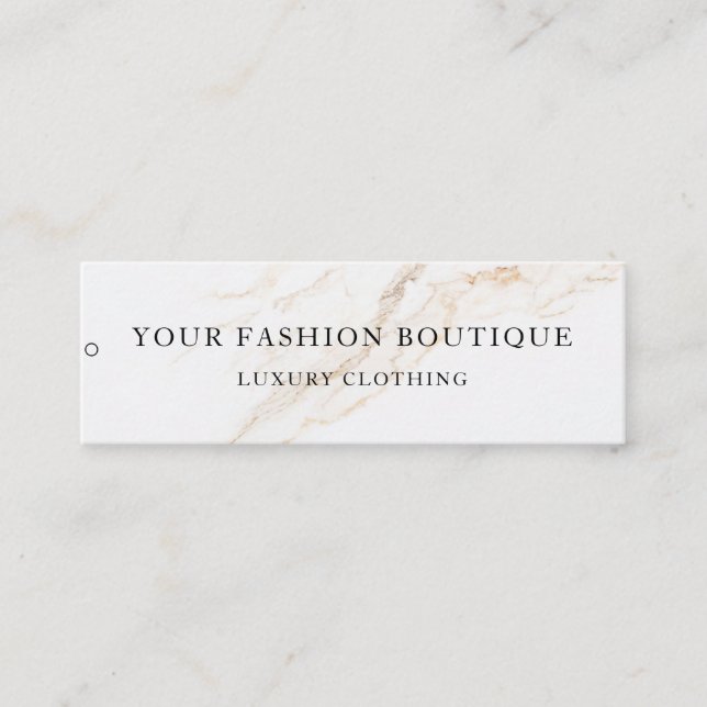 Étiquette de logo de vêtements d'entreprise minima (Devant)