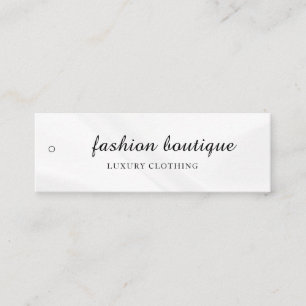Étiquette de logo d'entreprise minimaliste pour vê