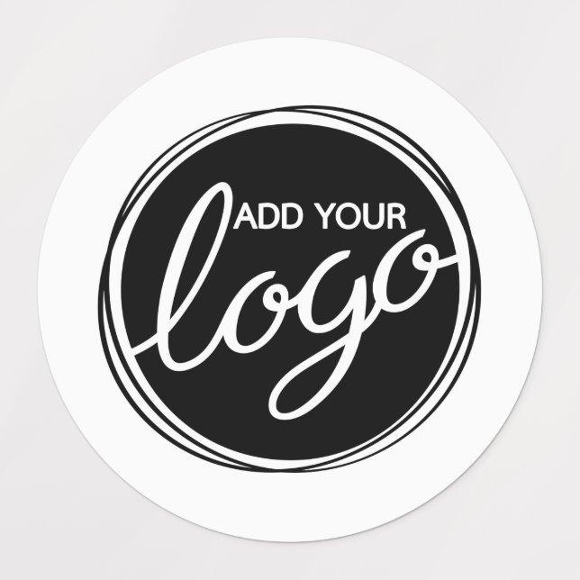 Étiquette de logo d'entreprise personnalisé (Design 1)