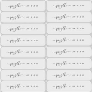 Étiquette de maquillage transparent translucide, b