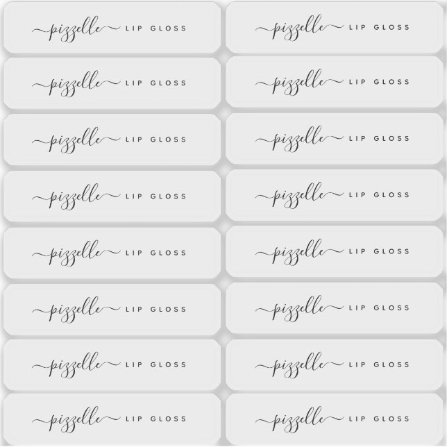 Étiquette de maquillage transparent translucide, b (Devant)