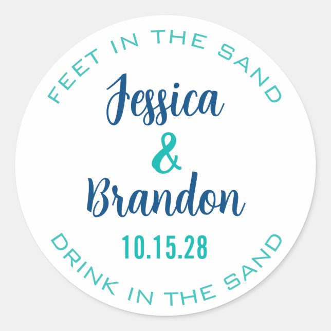 Étiquette de mariage 30507 (Devant)