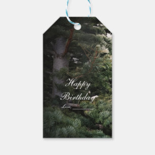 Étiquette de mariage Forêt Rustique Bois de Pin