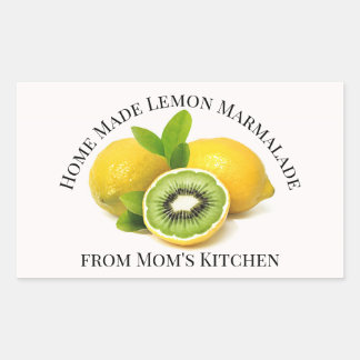 Étiquette de Marmalade de citron maison