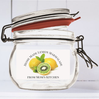 Étiquette de Marmalade de citron maison