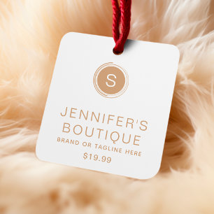 Étiquette de marque de vêtements minimaliste de co