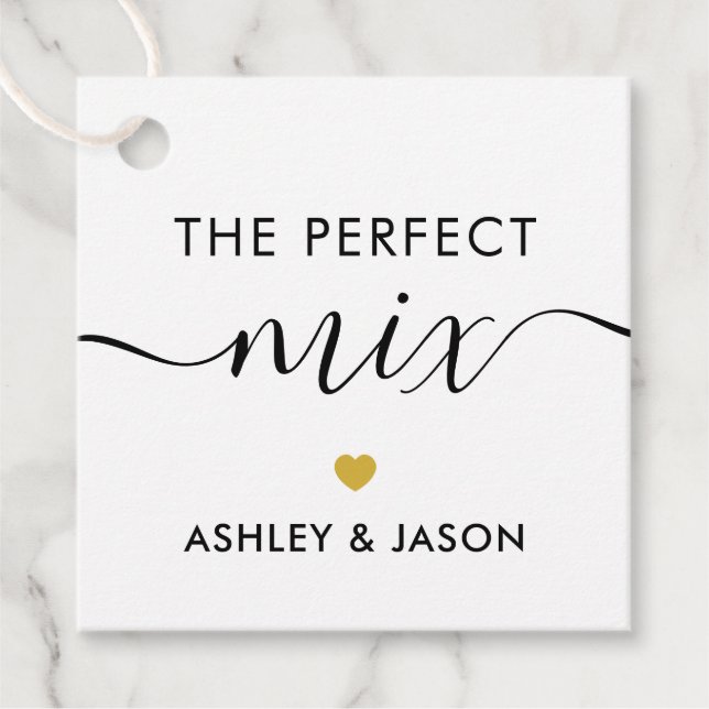 Étiquette de mélange parfait d'épices ou de mélang (Devant)