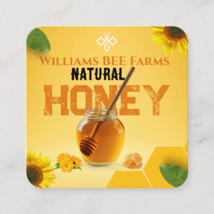 Étiquette de miel de abeille vintage moderne mis e