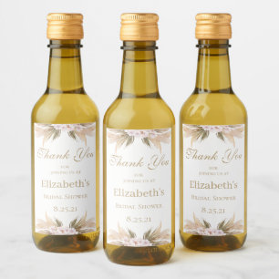 Étiquette de mini bouteille de vin pour Baby Showe