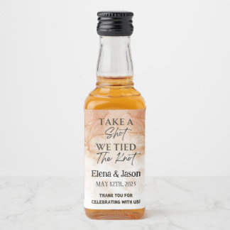 Étiquette de mini bouteille de whisky - Étiquette