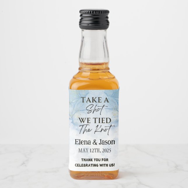 Étiquette de mini bouteille de whisky - Étiquette  (Devant)
