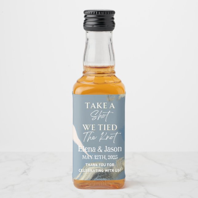 Étiquette de mini bouteille de whisky - Étiquette  (Devant)