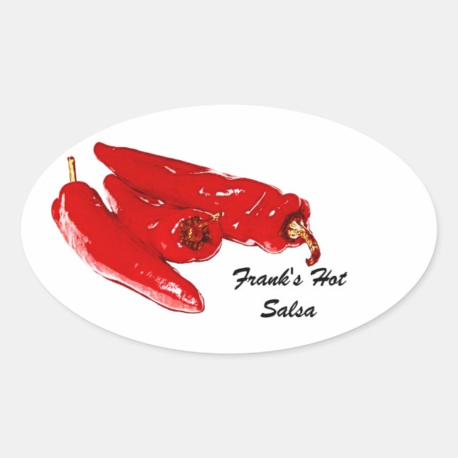 étiquette de mise en boîte de Salsa d'un rouge (Devant)