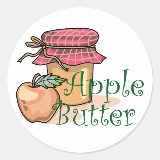 Étiquette de mise en conserve de beurre de pomme (Devant)