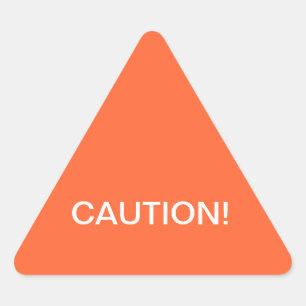 Étiquette de mise en garde de précaution