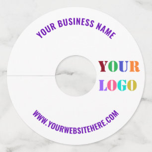 Étiquette de modèle de verre à vin pour l'informat