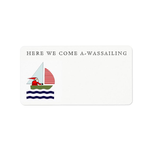 Étiquette de Noël (Devant)