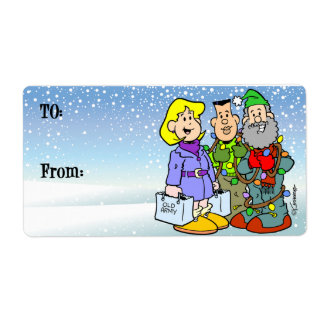 Étiquette de Noël