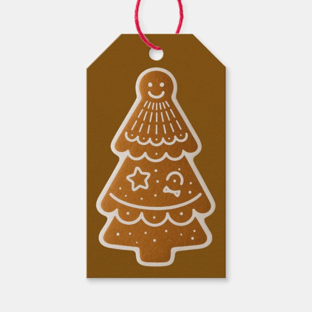 Étiquette de Noël Alien 1 (Devant)