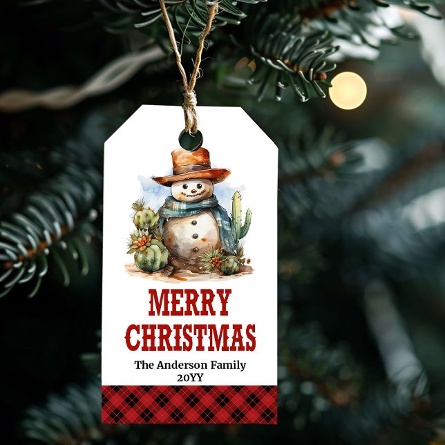 Étiquette de Noël occidentale Yeehaw Yuletide modi (Editable Yuletide Yeehaw Western Christmas tag)