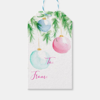 Étiquette de Noël Ornement