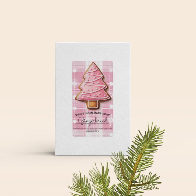 Étiquette de Noël pour biscuits d'affaires de savo (Créateur téléchargé)