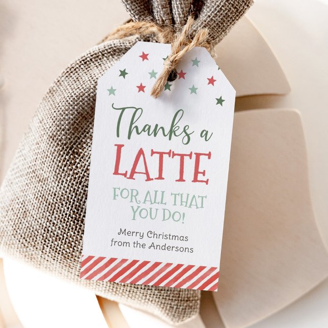 Étiquette de Noël Vacances Merci beaucoup (Créateur téléchargé)
