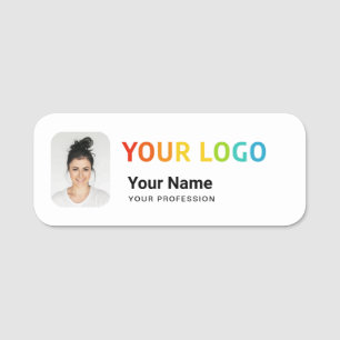 Étiquette de nom de badge d'employé ou magnétique