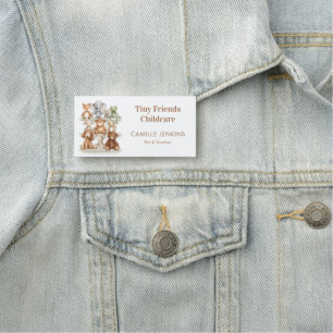 Étiquette de nom de garde d'enfants mignonne
