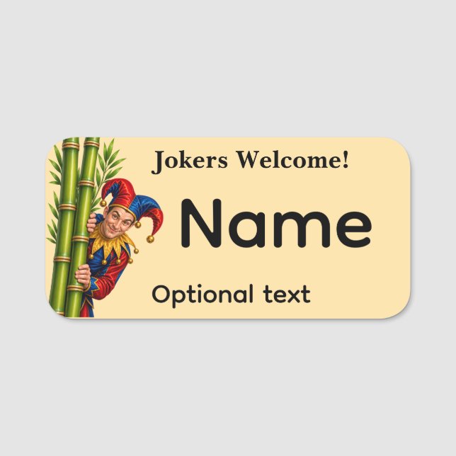Étiquette de nom de Mahjong (Devant)