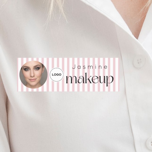 Étiquette de nom de professionnel de la beauté MUA (Créateur téléchargé)