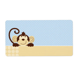 Étiquette de nom de singe de mod