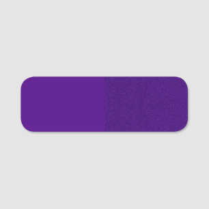 Étiquette de nom mauve de Parties scintillant et d