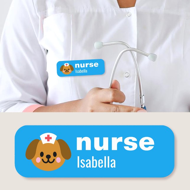 Étiquette de nom personnalisée pour infirmière Sim (Créateur téléchargé)
