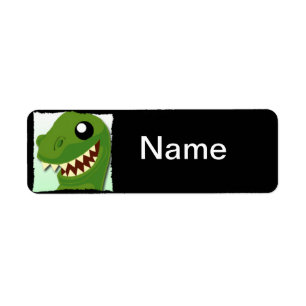 Étiquette de nom T-Rex personnalisé