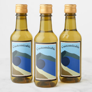 Étiquette de nourriture et de boissons Set Mt Tama
