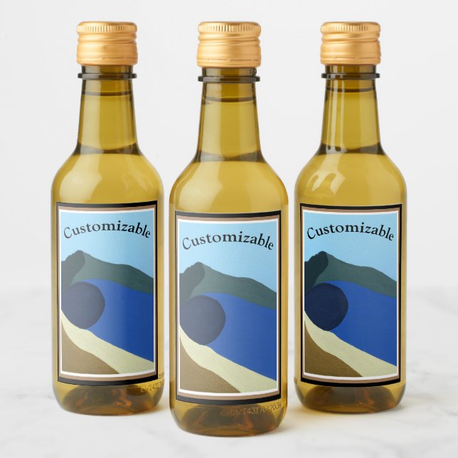 Étiquette de nourriture et de boissons Set Mt Tama (Bouteilles)
