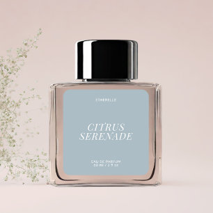 Étiquette de parfum moderne élégant produit autoco