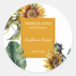 Étiquette de parfum Tournesol