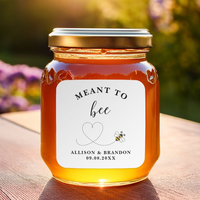 Étiquette de pot de miel 'Meant to Bee', cadeau de (Créateur téléchargé)