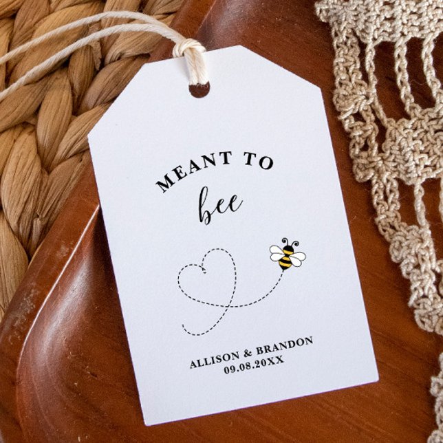 Étiquette de pot de miel Meant to Bee, cadeau de m (Créateur téléchargé)